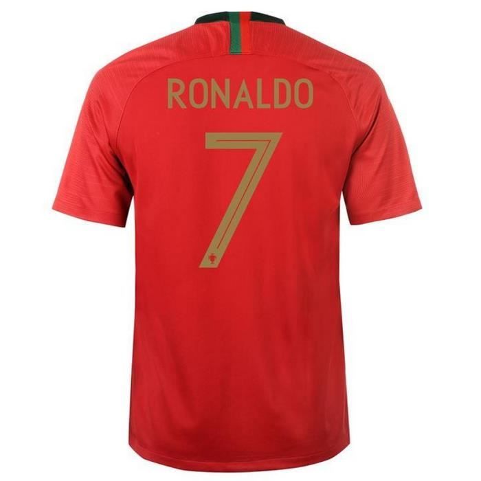 Maillot Homme Nike Portugal Domicile Coupe Du Monde De Football 2018 Flocage Officiel Ronaldo Numero 7 Prix Pas Cher Cdiscount