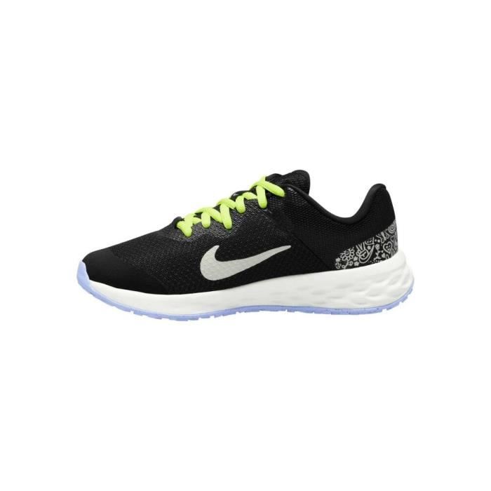 Chaussures de Running NIKE Revolution 6 NN JP GS Femme Noir Jaune Cdiscount Sport
