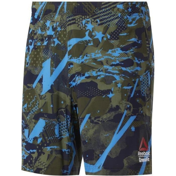 Short Reebok CrossFit® Games Austin II Allover Print - Homme - Vert