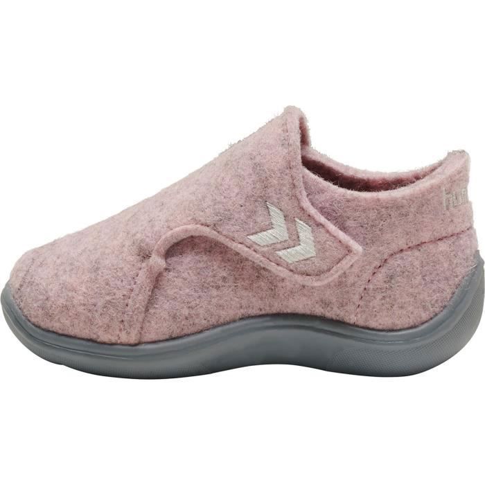 Chaussons enfant - Hummel - Wool Slipper - Rose - Textile - Antidérapants Chaussons enfant - Hummel - Wool Slipper - Rose - Textile - Antidérapants