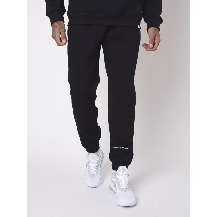 Bas de jogging molleton basic PROJECT X PARIS Homme Noir