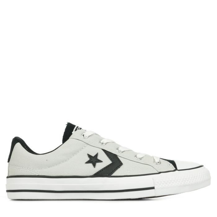 Baskets Converse Star Player Ox Gris Cdiscount Chaussures