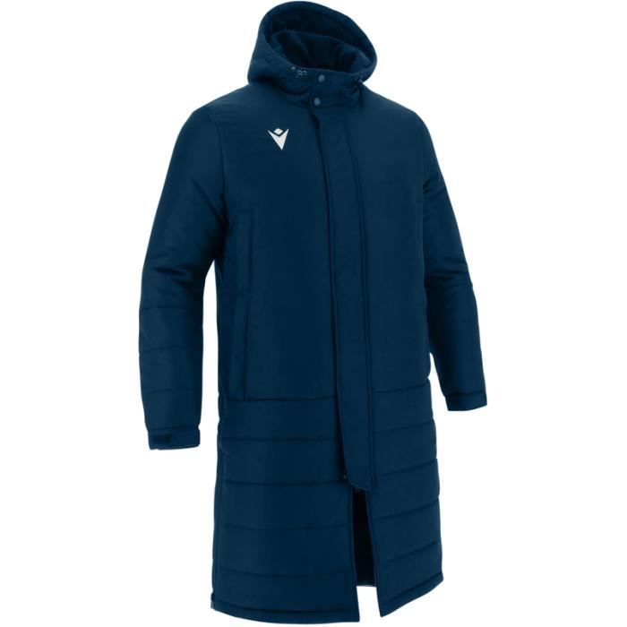 Veste Multisport Macron Turvey Long Bench Homme Bleu Marine