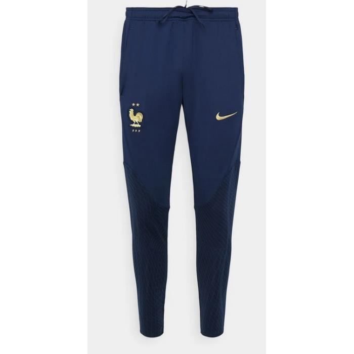 Pantalon d entrainement Nike France Strike Junior Bleu Respirant Bleu Cdiscount Sport