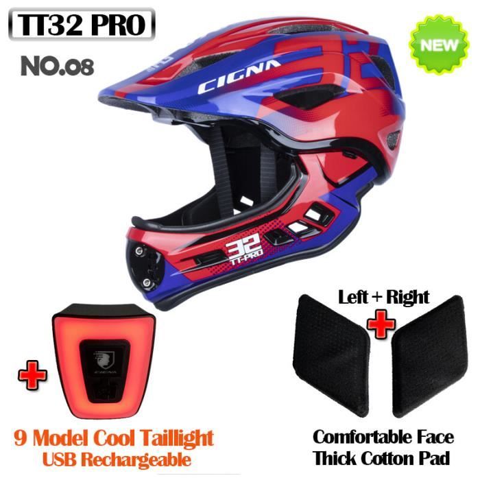 Casque Vélo Enfant 2-8 Ans Avec Protections Complètes - Léger Et Réglable Garçons Filles