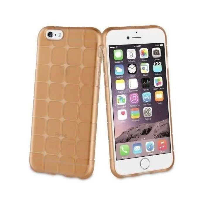 MUVIT LIFE Coque Souple Sixty Marron: Apple iPhone 6 / 6S / 7 / 8