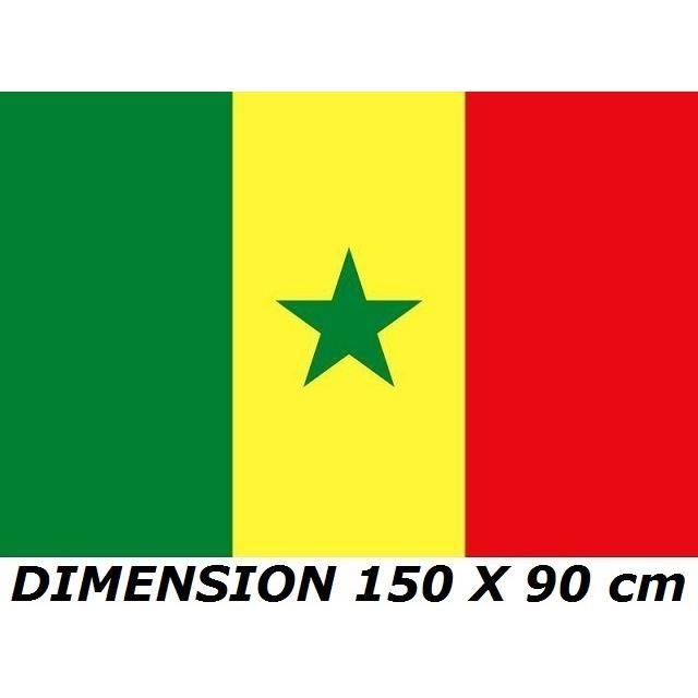 Drapeau Sénégal - 90 x 150 cm - MaxFlags - Monsieur-des-Drapeaux