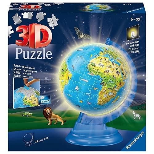 Ravensburger Puzzle 3D NASA – Fusée Saturne V échelle 1:120 – 440 Pièces Numérotées – 92 Cm De Haut – Sans Colle
