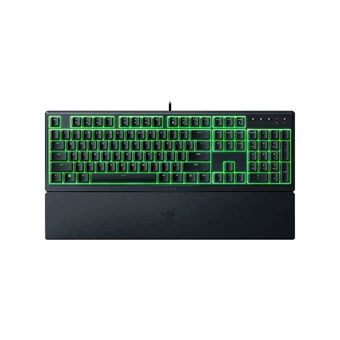 Razer Ornata V3 X, Clavier Gaming à Membrane avec Interrupteur Silencieux à Membrane (Cache-Boutons avec revêtement UV, Repose-Poign