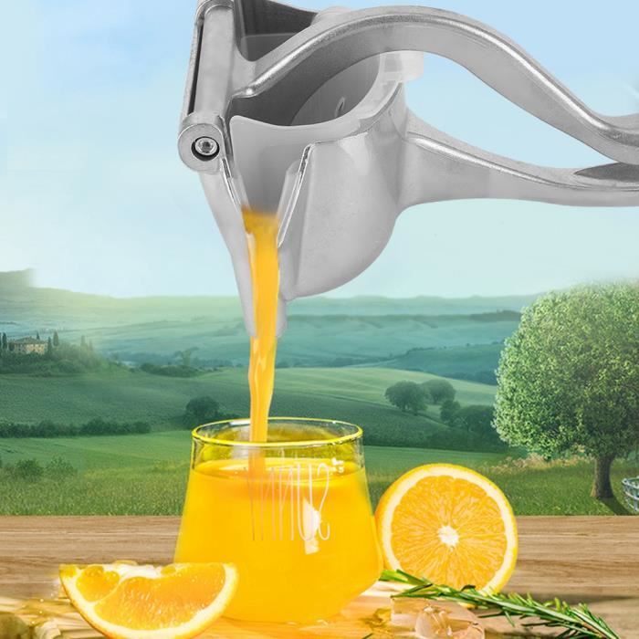 Hand Juicer - Presse-Fruit Manuel Mixeur en Acier Inoxydable