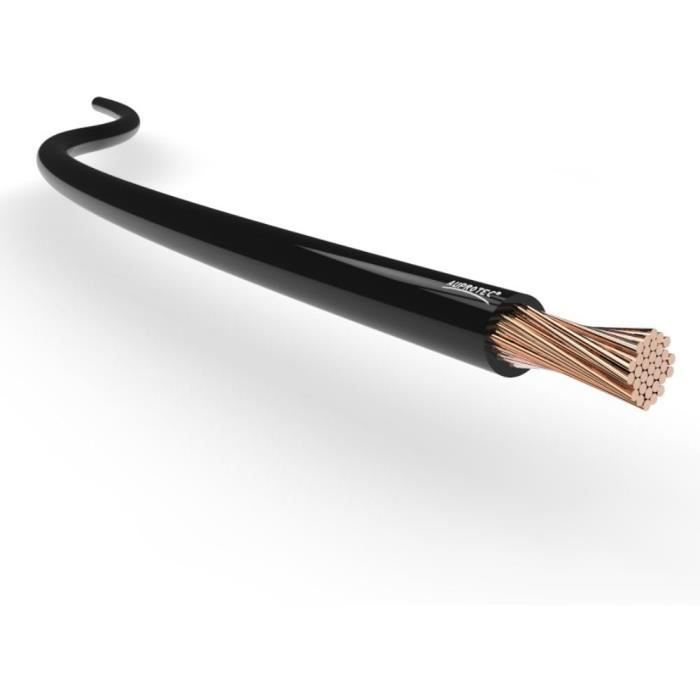 Auprotec Câble De Véhicule 20 M - 2 X 2,5 Mm² - Câble Rond 2 Fils