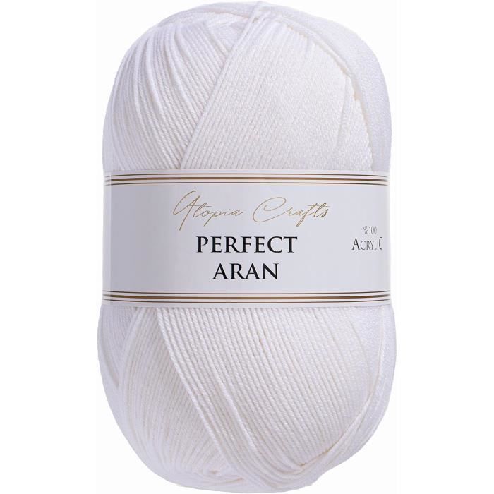 Utopia Crafts – Fil à Tricoter Aran Ombré Multicolore, 300 G / 600 M, 100% Acrylique