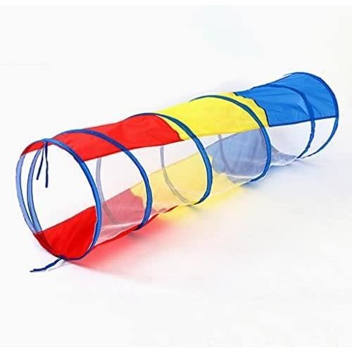 Tunnel De Jeu Pop-up Pour Enfants - Chenille Colorée Intérieur/Extérieur - Pour Bébés Et Animaux