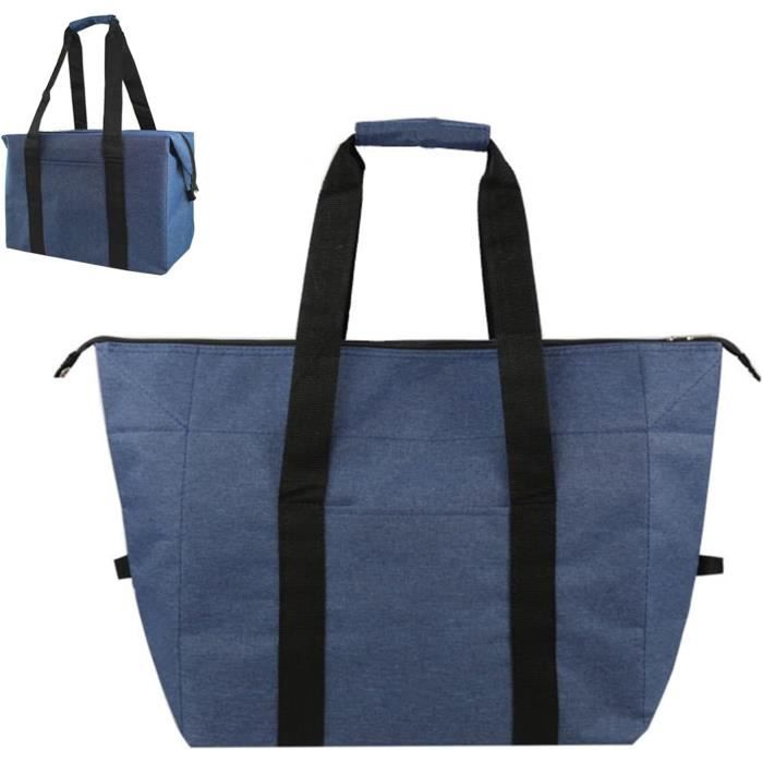 Set Sac Repas Rose Et Sac Vaisselle Noir – Isolant Portable Pour Camping Et Pique-nique