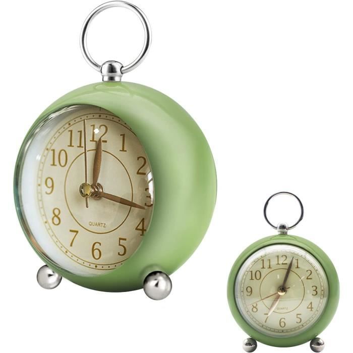 Réveil Analogique Rétro Vintage, Réveil De Voiture Vintage Multifonction Bureau Classique Super Silencieux Petite Horloge À - Maison Réveil Analogique Rétro Vintage, Réveil De Voiture Vintage Multifonction Bureau Classique Super Silencieux Petite Horloge À - Maison