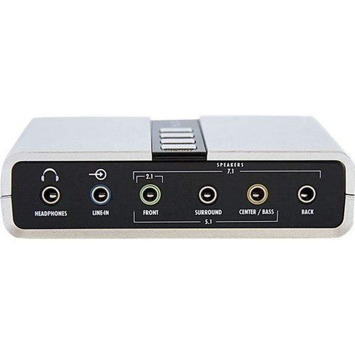 StarTech.com Carte son / Adaptateur audio USB 7.1 avec audio numérique SPDIF - vue 6