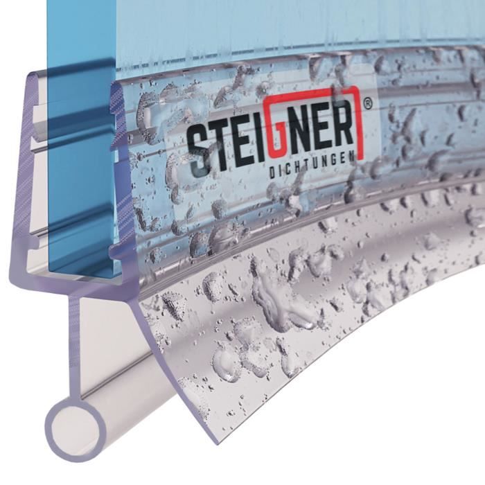 STEIGNER 250cm Joint d'étanchéité de douche en silicone - Anti-Fuites d'eau  - TRANSPARENT - SDD02-T-18 - Cdiscount Bricolage