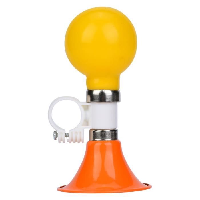 SURENHAP sonnette de vélo pour enfants Cloche d'avertissement de klaxon de vélo pour enfants en jouets draisienne Orange