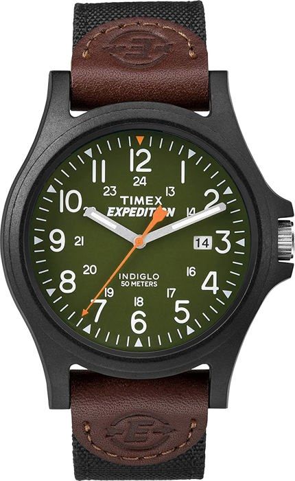 Montre Timex Hommes TWF3C8430 Vert Tissu 40mm 5 bar Vert Classique Achat vente montre Homme Adulte Vert Tissu Neuf Cdiscount