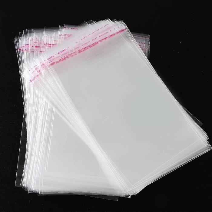 400 Pi ces 9X16Cm Sachet Plastique Transparent Opp Sachet