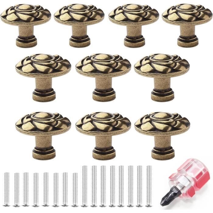 10 Pi ces Boutons De Tiroir Bouton De Meuble Vintage Boutons Armoire 10-pi-ces-boutons-de-tiroir-bouton-de-meuble-vintage-boutons-armoire
