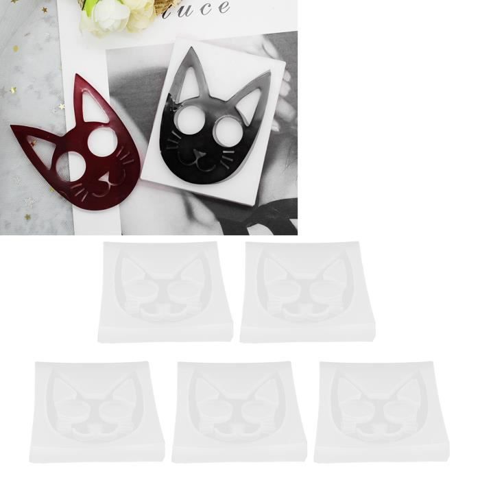 Moule en silicone pour caboteur de chat, moule en résine pour caboteur en os, moule à bibelot en