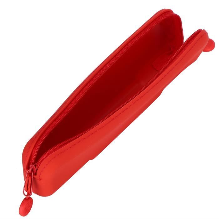 VINGVO Trousse Mini stylo sac de rangement en silicone pochette à glissière  pour crayon de voyage pour fournitures de maquillage - Cdiscount Bagagerie  - Maroquinerie