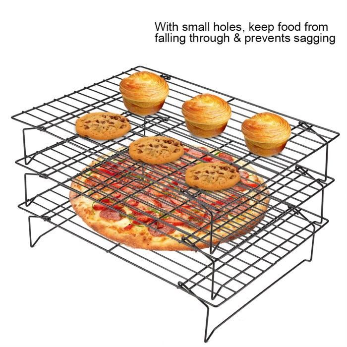 Grille De Refroidissement Et De Cuisson En Acier Inoxydable Anti-adhésif Pour Biscuit/gâteau/pain