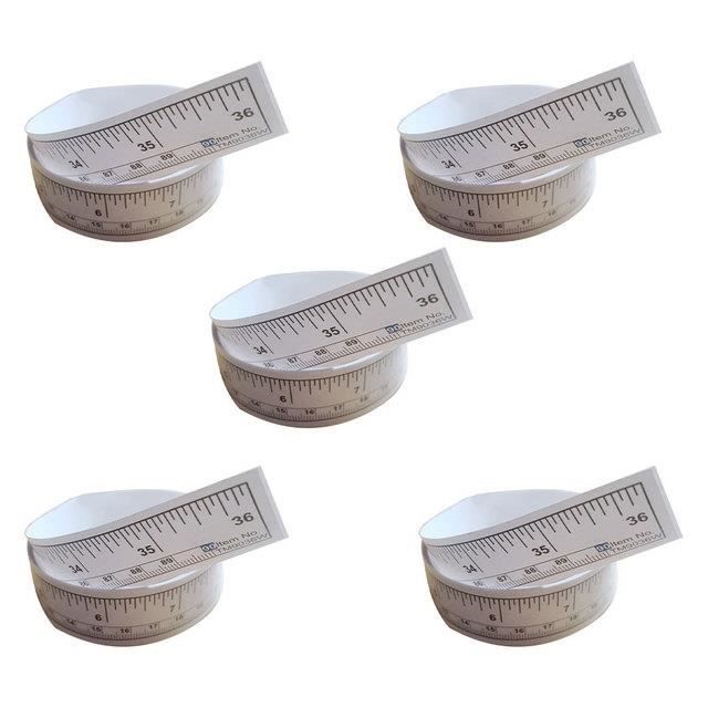 Porte-clés Mètre Ruban 1 Mètre - Lot De 2 Mini Rubans à Mesurer En Métal, Pour Bricolage Et DIY
