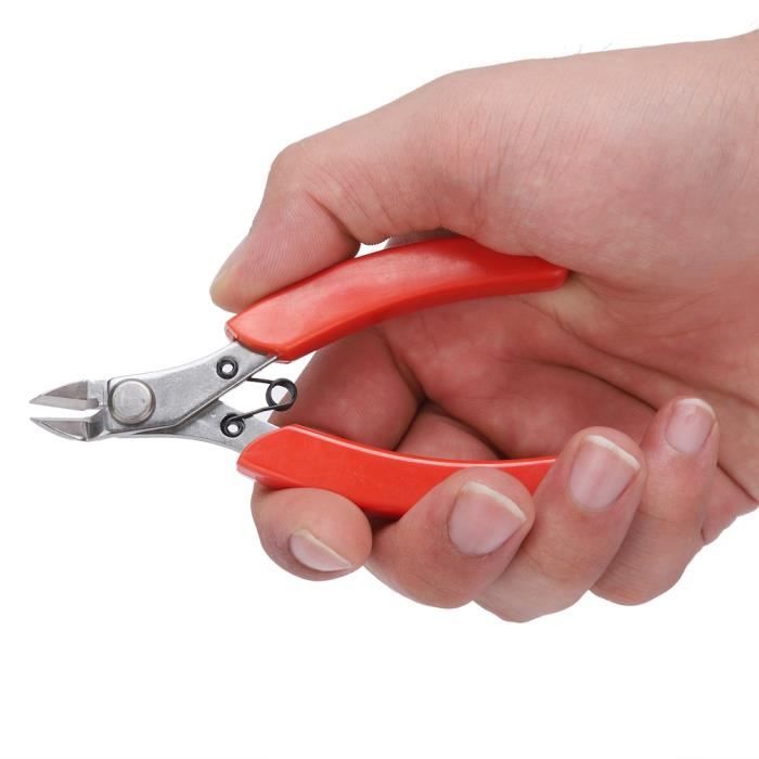 Lot De 5 Pinces Coupantes Latérales 127 Mm - Acier Carbone, Tranchantes, Pour Modélisme, Bijoux, Bricolage