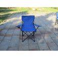 50*50*80cm Couleur:bleu Multi-fonctions extérieur Chaise pliante pour camping-1