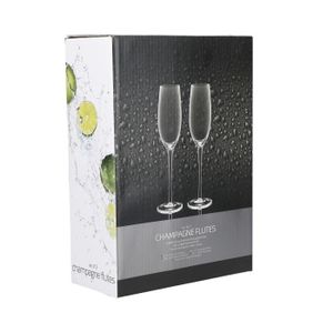 Set Vin Et Champagne Avec Valise Cadeau - 2 Flûtes, Bouchon, Neuf, Modèle PB0216
