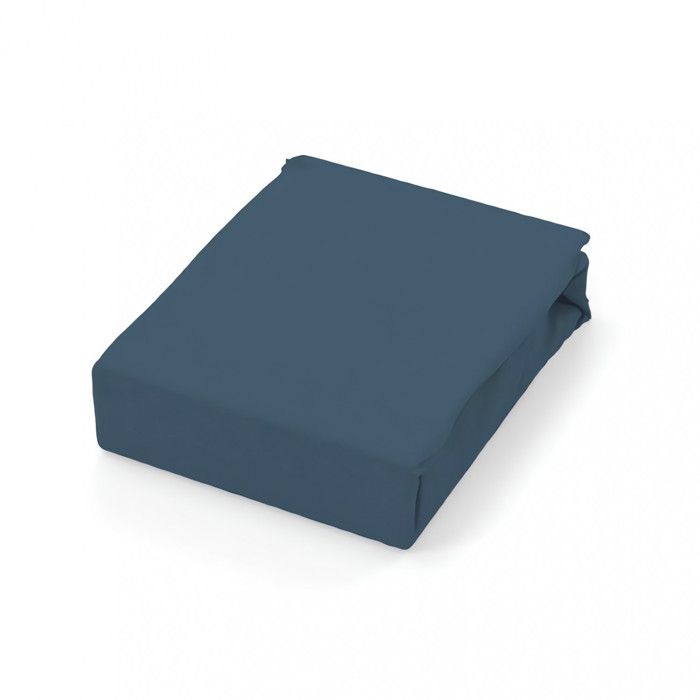 Drap plat 'Dream' bleu paon 270x300cm - L'Incroyable