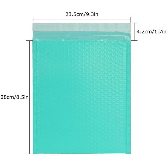 Lot De 400 Enveloppes à Bulles ECO A/1 Format 100x165 Mm