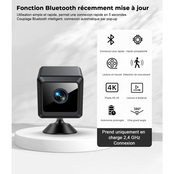 Mini caméra de sécurité magnétique Camtrix, caméra cachée Camtrix, petite caméra vidéo sans fil Mini caméra de sécurité magnétique Camtrix, caméra cachée Camtrix, petite caméra vidéo sans fil