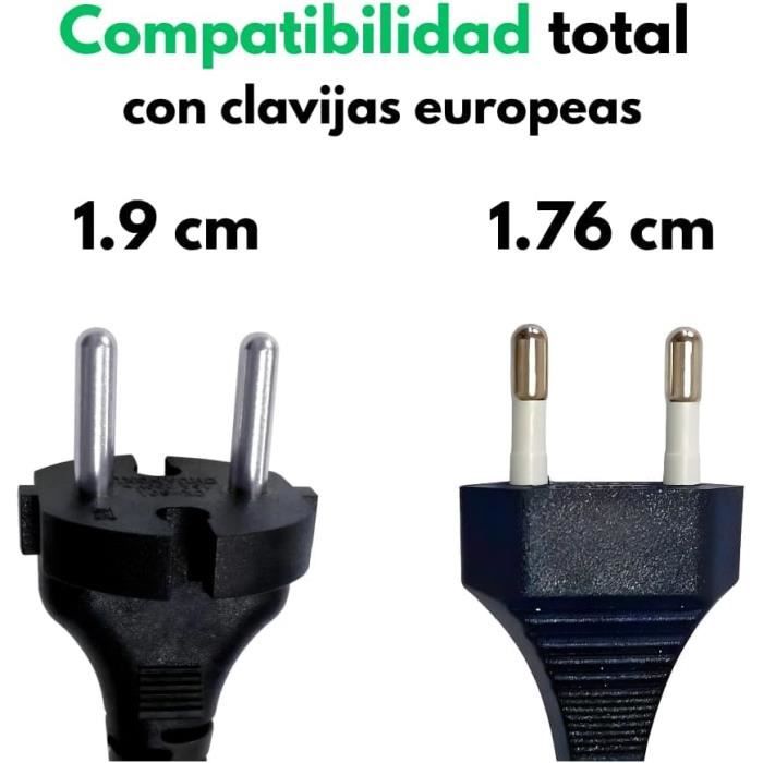 Adaptateur Prise Universelle En Anglais Vers Espagnol De Type G   Adaptateurs De Voyage Uk To Eu Plug Adapter Royaume-Uni Ang[H2459]