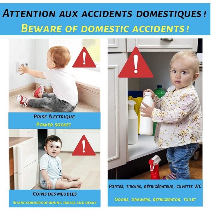 Bloque Porte De Placard - Contre l''Accidents Domestiques