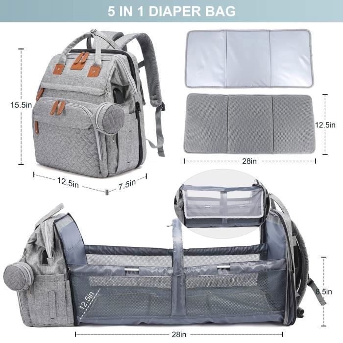 Sac à dos best sale à langer cdiscount