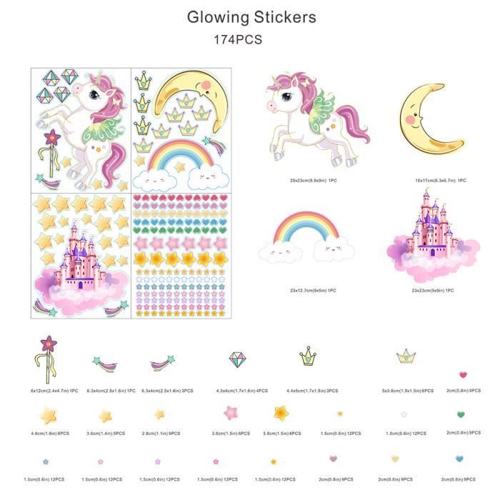 Autocollant Mural Licorne Nuage