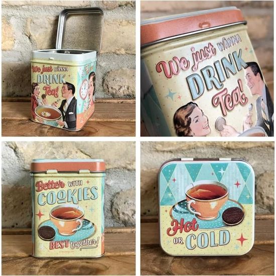 Boîte à Thé 6 Compartiments Personnalisée | Bocaux Et Boîtes De Rangement