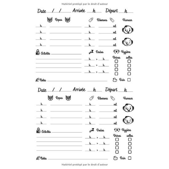 1144 Carnet De Liaison Nounou Journal De Bord Pour Bebe Cahier De Transmissions Nounou Parents Assistante Maternelle A Rempl Cdiscount 1144 Carnet De Liaison Nounou Journal De Bord Pour Bebe Cahier De Transmissions Nounou Parents Assistante Maternelle A Rempl Cdiscount