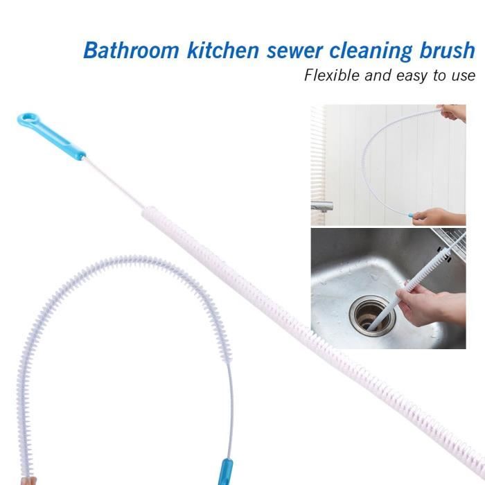 1 pc outils pour enlever les obstacles crochet de nettoyage évier petits  outils salle de bains drain de sol dispositif de dragag - Cdiscount  Bricolage