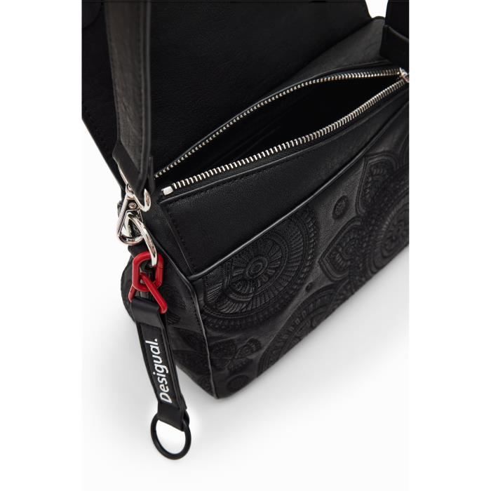Leather Bag Main Desigual Noir Sac Desigual Outlet Sac Bandoulière