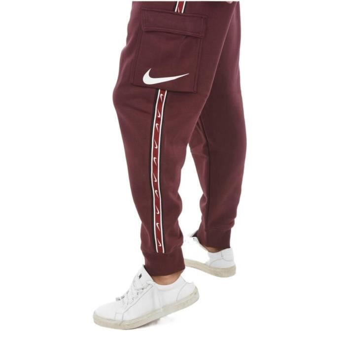NIKE HOMME DX2030652 BORDEAUX AUTRES MATERIAUX PANTALON Rouge Cdiscount Pret a Porter