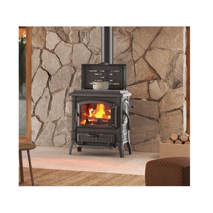 Anneau Fumée Fonte La Nordica 1130301 - Noir, Diamètre 150 Mm Pour Poêle