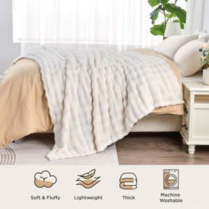 Couverture polaire, plaid intégral avec manches et poche - Sherpa et flanelle - Vivezen - Gris - 26.99