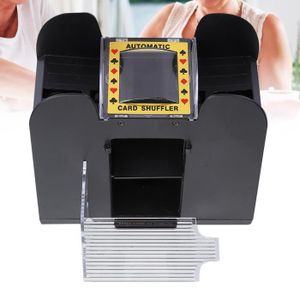 MiniGlypture Mélangeur De Cartes Automatique 4 Platins, Électrique Sur Piles, Idéal Pour Poker Et Jeux De Société