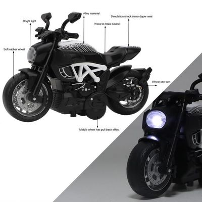 Modèle Réduit Moto électrique Pour Enfants - Alliage, Lumière Et Son, Haute Simulation, Jouet éducatif