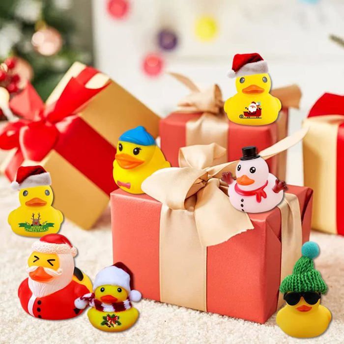 Calendrier De L'Avent 2025 – 24 Canards En Caoutchouc Pour Enfants – Jouets De Bain Surprise – Dès 1 An
