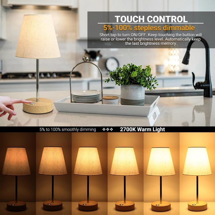 Lampe de table rechargeable | de Camping LED